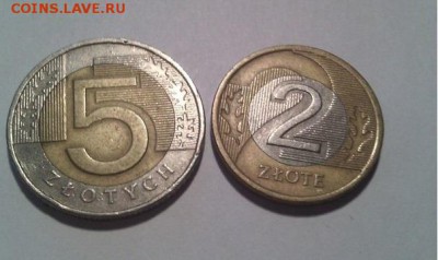 5 и 2 польские злоты до 11.01 22-00 - 2