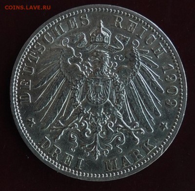 Пруссия 3 марки 1909 г. до 22.00 14.01.2016 - Изображение 1099