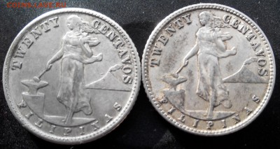 Амер.Филиппины, 20 сентаво 1944,45 2шт, до 13.01.16 - 2016110114614