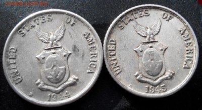 Амер.Филиппины, 20 сентаво 1944,45 2шт, до 13.01.16 - 2016110114639