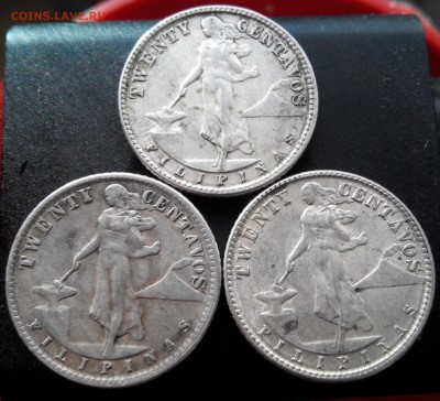 Амер.Филиппины, 20 сентаво 1945, 3шт, до 13.01.16 - 2016110115053