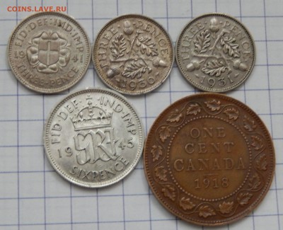 Британия 3 пенса 1931,36,41+6 пенсов 1945 до 15.01.16 - DSCN2068