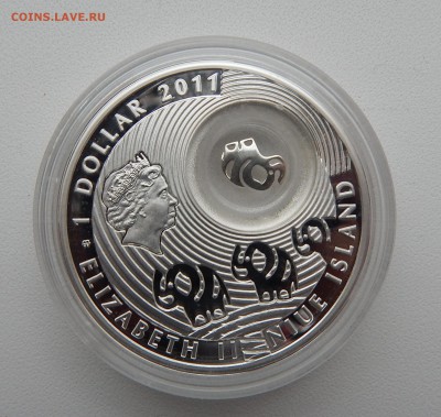 1 ДОЛЛАР2011 ПРУФ СЛОНИК серия(монеты на счастье)до 13.01.16 - DSCN2880.JPG