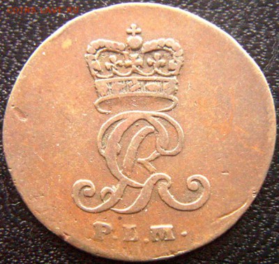 Германия. Брауншвейг-Ганновер_1 пфенниг 1798; до 11.01_22.08 - 9514