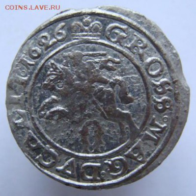 Грош Сигизмунда 1626 г.  (короткий аук) 22-00 13.01.2016 - DSC00081.JPG