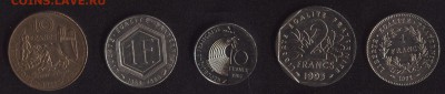 Иностранные юбилейные монеты по ФИКСированной цене - Франция 01+5