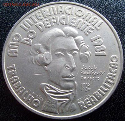 Португалия_100 эскудо 1984 "Год инвалидов"; 11.01_22.36мск - 10678