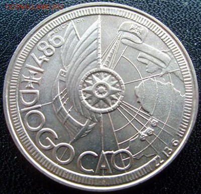Португалия_100 эскудо 1987 "Диогу Кан"; 11.01_22.38мск - 10679