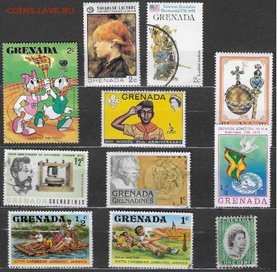 Марки Америки. Гренада-Гренадины - Марки Америки. Гренада-Гренадины