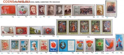 СССР 1973, 1974, 1975. ФИКС - 1975. Блоки, серии, марки