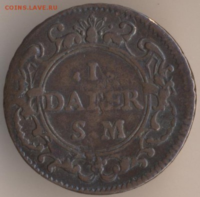 Швеция. 1 далер 1718 Сатурн. - 171