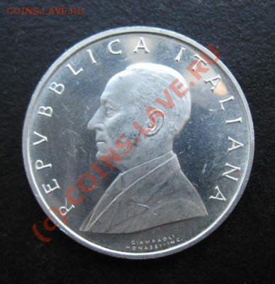 серебро, Италия, 1974 г, 500 L, до 05.10 в 21-30 мск - итал маркони