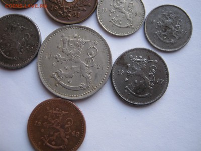 ФИНЛЯНДИЯ 8 монет.5,10,25,50 пенни,1 марка. 1921-1948. 18.01 - 005.JPG