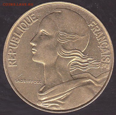 20 сантимов 1989 Франция с 1 р. до 14.01 в 22.00 - IMG_0006