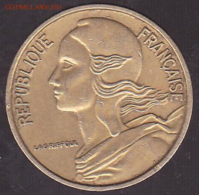 5 сантимов 1967 Франция с 1 р. до 14.01 в 22.00 - IMG_0012