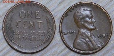 США, 1 цент, 1956 - Р, с 5р., до 18.01.2016г. 22-00 - 1956.JPG