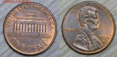 США, 1 цент, 10 шт. D+S, по 1р. до 18.01.2016 22-00 - 1996 d.JPG