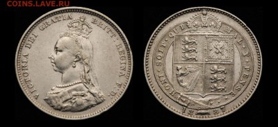 Шиллинг, Виктория, 1887 год - d6bfe196bc131dbb667db231a890f813