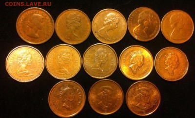 1 цент Канады 13 штук - BrX_xCxrMz8