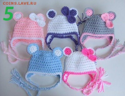 Вязанные детские шапочки по вашим размерам на заказ! :) ФИКС - 5