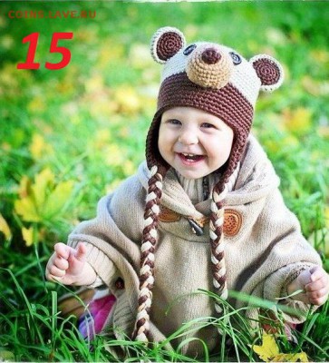 Вязанные детские шапочки по вашим размерам на заказ! :) ФИКС - 15