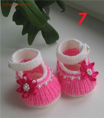 Вязанные пинетки (носочки) для малышей на заказ! ФИКС!!! - 7