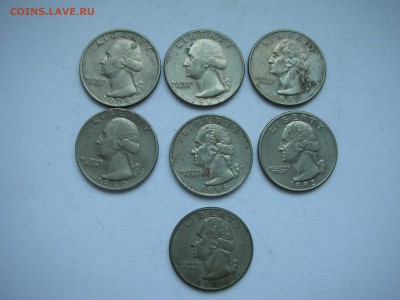 1,5,10,25 центов США +10,25 Канада Оконч. 17.01.2016 23:00 - DSCN4701.JPG