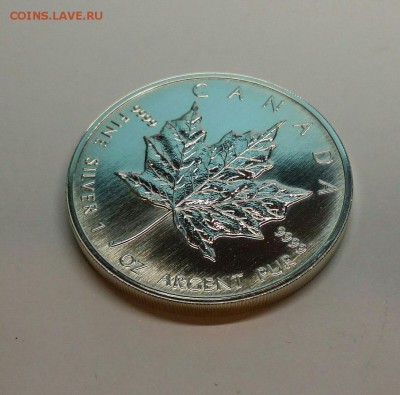 Серебро 5$ Канада 1993 КЛЕНОВЫЙ ЛИСТ до 18.01.16 до 22.00 - HFgbOtvhBHY