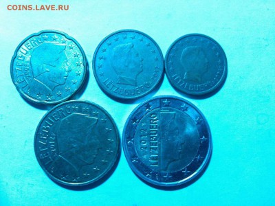 Монеты евро, Люксембург, с номинала, до 17.01.2016г. - IMG_20160103_223625_thumb