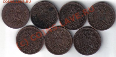 Австро-Венгрия 2 геллера 1896-1914гг до 3.10 21.00мск - Австро-Венгрия 1896-1914-2