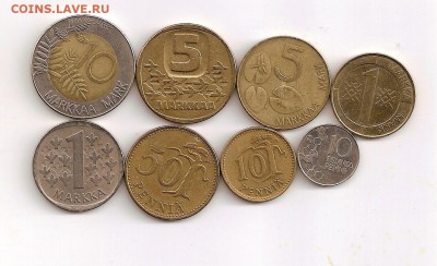 подборка монет Финляндии 8 шт. - сканирование0020