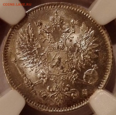 25 пенни 1916 NGC MS67 - 2