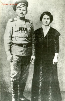 С женой Пелагеей Никаноровной 1916г - image
