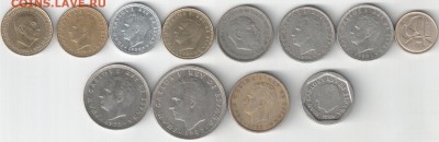 Испания, 12 монет 1957-92гг., до 21.01.16_22:00мск - 2-