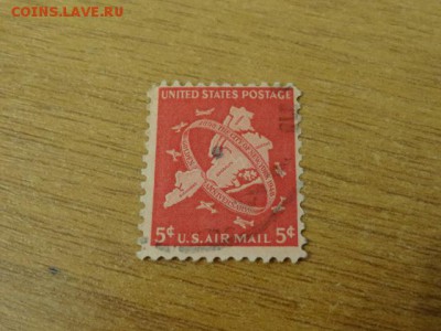 1949, США, Авиапочта, без клея - DSC08374.JPG