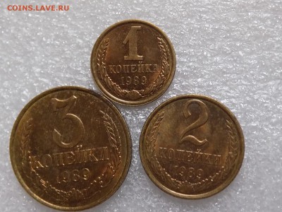 1,2,3 копейки 1989 г. мешковые  с рубля - DSCN0089.JPG