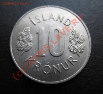 Исландия, 1978 г, 10 kr, до 05.10 в 21-30 мск - исл