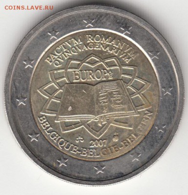 2 Евро 2007 Бельгия Римский договор  до 20.01.16 - 35 (1)