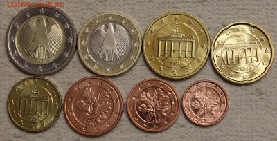 1. 1 цент-2 евро Германия полный набор мешанина UNC до 20.01 - IMG_6236.JPG