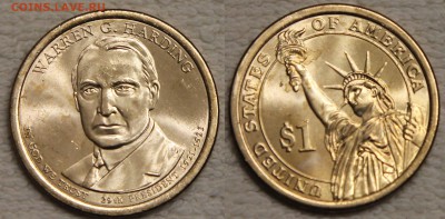 5х1$ США 29 президент Хардинг 2014 до 20.01 c номинала - IMG_6187.JPG