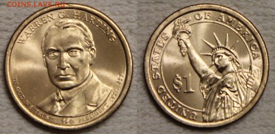 5х1$ США 29 президент Хардинг 2014 до 20.01 c номинала - IMG_6185.JPG