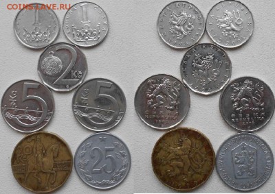 Чехия 1-2-5-20 крон+25 гелеров без повтора до.18.01.16 - 16.01.16 016.JPG