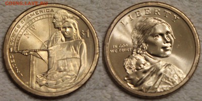 5х1$ США Сакагавея Помощь индейцев 2014 до 20.01 c номинала - IMG_6205.JPG