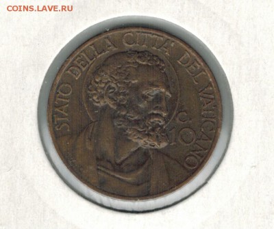 Ватикан 10 сантим 1934 до 20.01.16   22-00 - 1 30