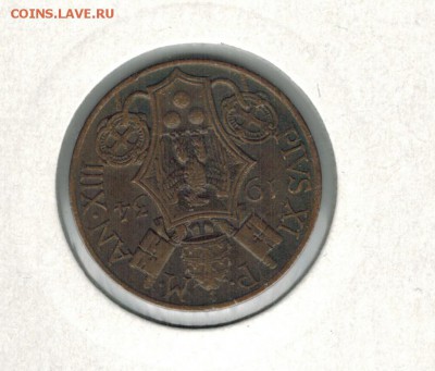 Ватикан 10 сантим 1934 до 20.01.16   22-00 - 1 11