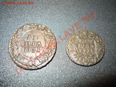Перечекан с крестовика не перегуртована полушка 1731 - DSC00151.JPG