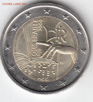 2 Евро 2009 Италия Луи Брайль 200 лет до 22.01.16 - 46 (1)