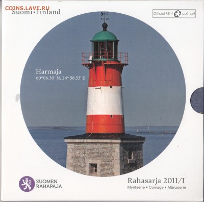 Официальный набор евро Финляндия 2011 Маяки до 22.01.16 - 51 (1)