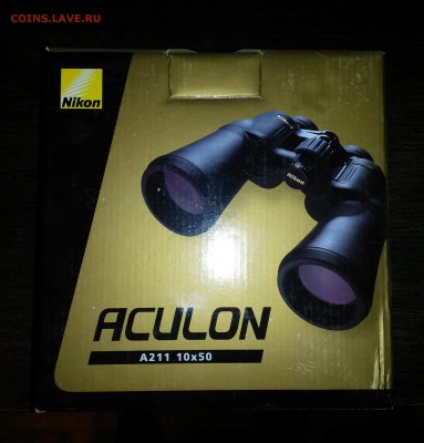 Бинокль nikon aculon a211 10x50 новый до 22.01.2016 - 20160117_182511
