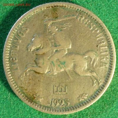 Литва 1925г. 10centu и 1litas. - 03
